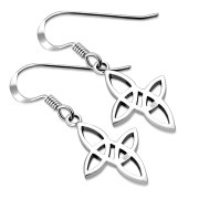 Celtic Knot Solid Silver Earrings, ep195